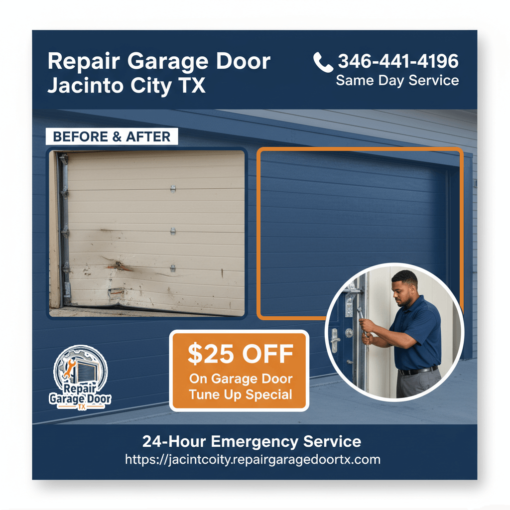 Repair Garage Door Jacinto City TX